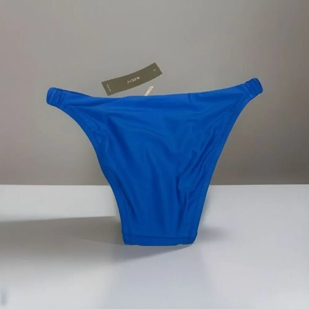 J. Crew Women's Blue Scrunchie Strap Bikini‎ Bottom size XL